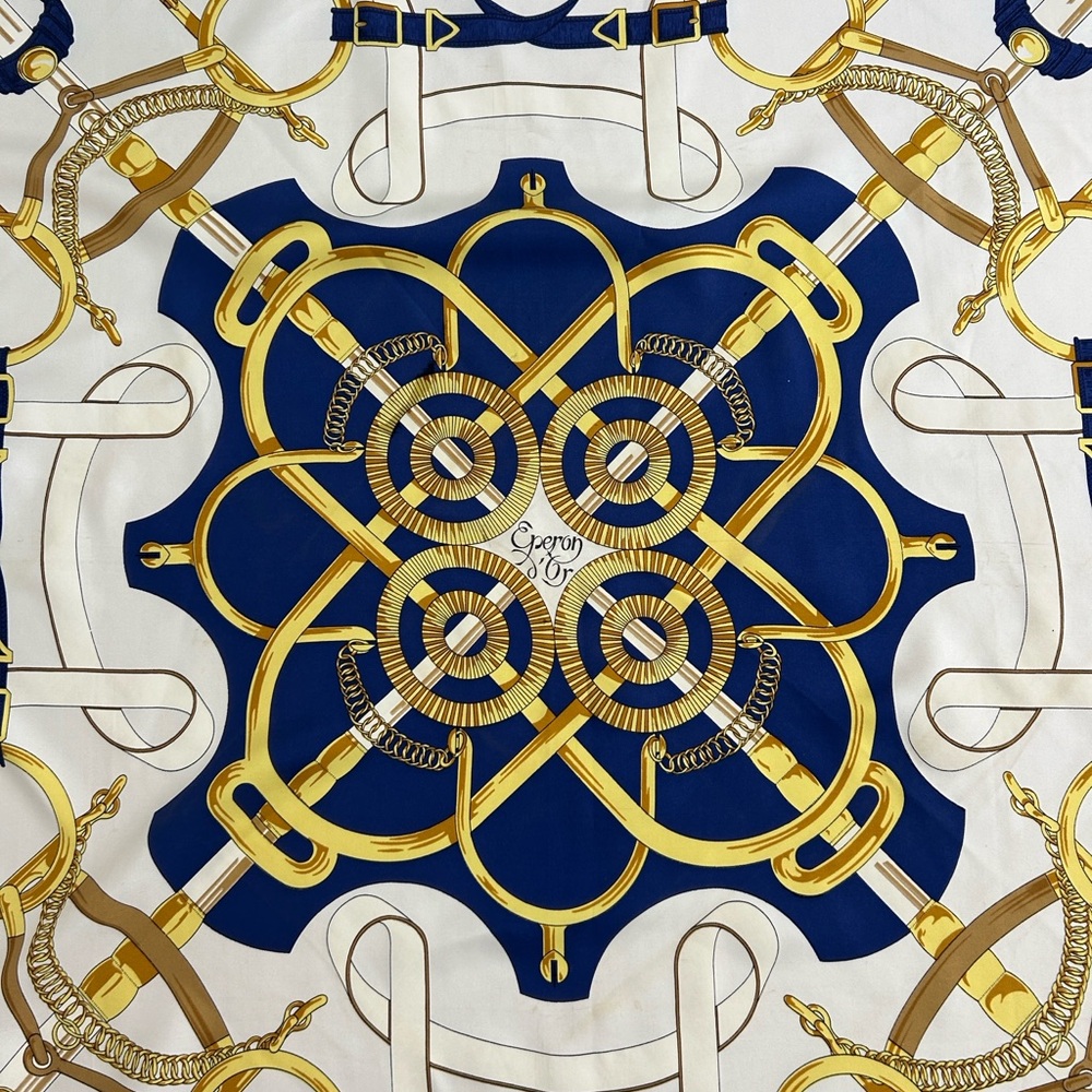 Hermes Eperon D'Or Forever Scarf 90 - Picture 2 of 6